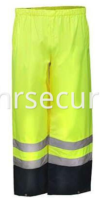 Men's High Visibility Yellow Rain Pants (2)